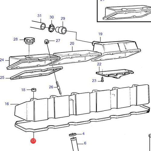 Volvo Penta Dichtung Volvo Penta 838653