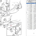 Volvo Penta Cilindro de dirección SP & DP 872215 -  872229  - 3854704 Volvo Penta