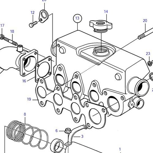 Volvo Penta Junta Volvo Penta 3580245