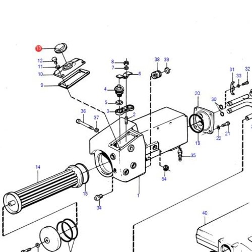 Volvo Penta Druckkappe Volvo Penta 845879