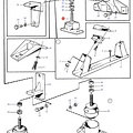 Volvo Penta Soporte de motor Volvo Penta 858455 - 834827