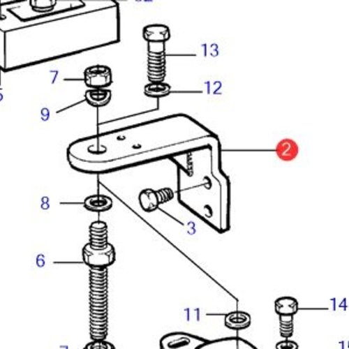 Volvo Penta Motorlager Volvo Penta 3580114