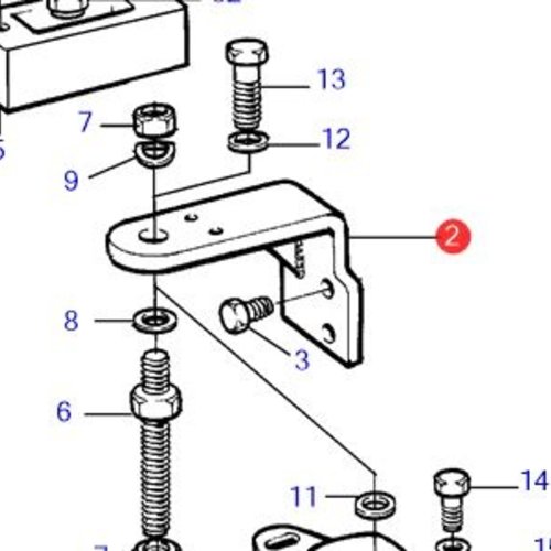 Volvo Penta Soporte de motor Volvo Penta 24382305 - 3580114