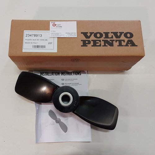 Volvo Penta Propeller aluminum 2 blades Volvo Penta 110S - 120S - 130S - 150S