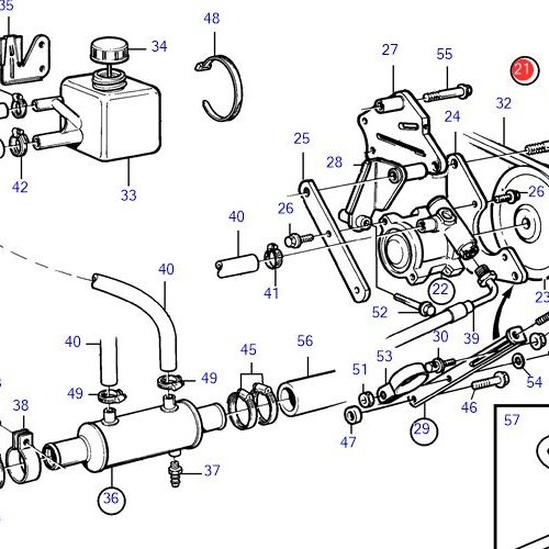 Volvo Penta Servo stuurbekrachtiging kit Volvo Penta 3582640