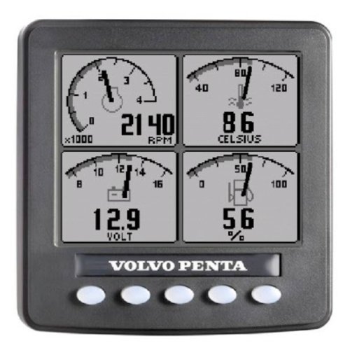 Volvo Penta Information display (black/white) 4" Volvo Penta
