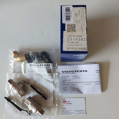 Volvo Penta Warmwateraansluiting kit Volvo Penta 21145832