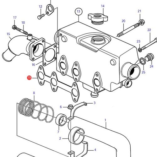 Volvo Penta Pakking  Volvo Penta 3580323