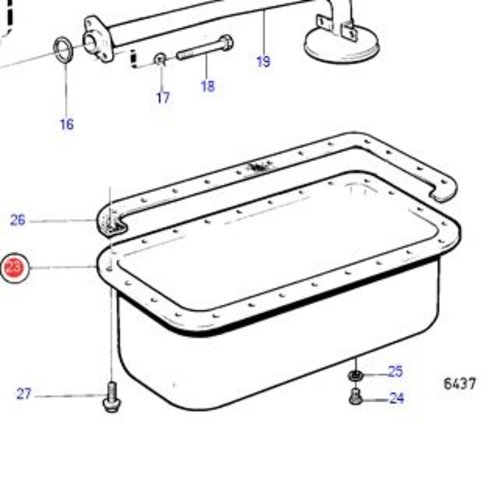 Volvo Penta Cárter de aceite Volvo Penta 3583870 - 845887