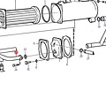 Volvo Penta KühlwasserleitungWärmetauscher 2003T Volvo Penta 840949
