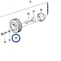 Volvo Penta Crankshaft Pulley with Hub Volvo Penta1542315 - 1542196