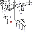 Volvo Penta Crankshaft bearing bolts Volvo Penta 861005