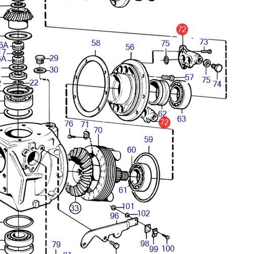 Volvo Penta Conexión de tubería de agua de refrigeración Volvo Penta 851874