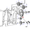 Volvo Penta Distributietandwiel  MD6 - MD7 Volvo Penta 3875375