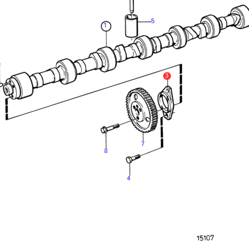 Volvo Penta Flens Volvo Penta 465789