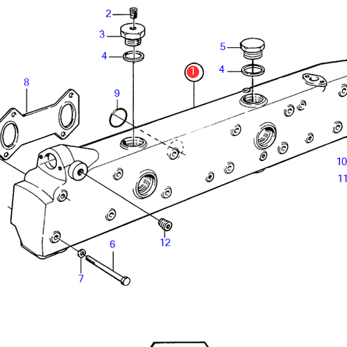 Volvo Penta Colector de escape Volvo Penta 3838891