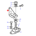 Volvo Penta Soporte de motor Volvo Penta 859862