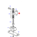 Volvo Penta Soporte de motor Volvo Penta 861314