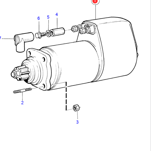 Volvo Penta Anlasser 24V Volvo Penta 847306 - 881681