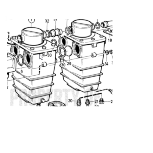 Volvo Penta Intercambiador de calor - Aftercooler Volvo Penta 847580 - 864916