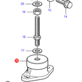 Volvo Penta Motorgummi Volvo Penta 876597 - 829976