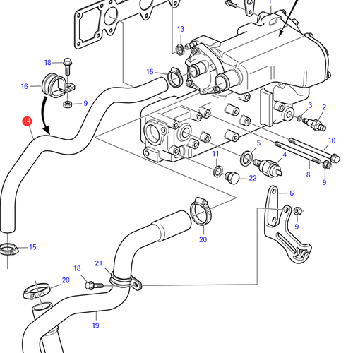 Volvo Penta Slang Volvo Penta 3812873