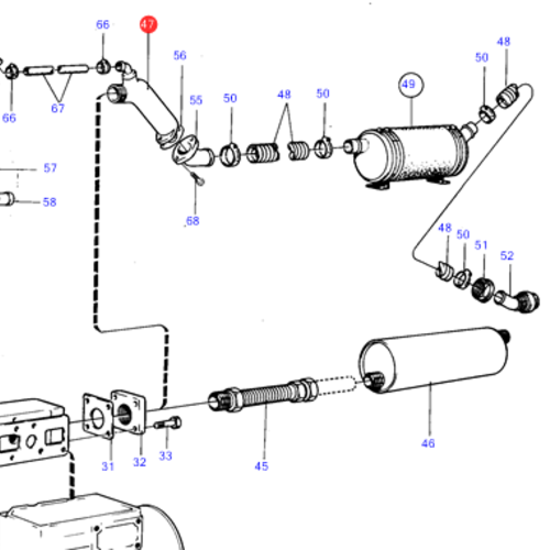 Volvo Penta Auspuffkrümmer Volvo Penta 833602 - 803271