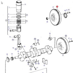 Schwungrad MD21A Volvo Penta 821353