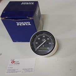 Tachometer 6000 rpm 12-24V Volvo Penta 3855604