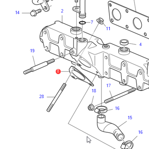 Volvo Penta Junta Volvo Penta 21584008