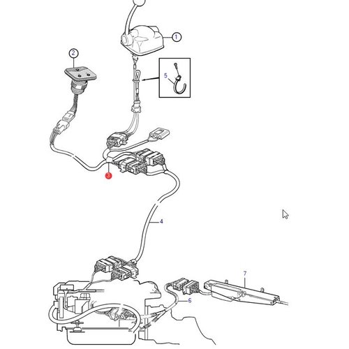 Volvo Penta Wiring harness Volvo Penta 874148