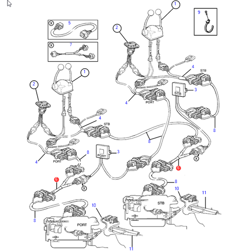 Volvo Penta Wiring harness Volvo Penta 873921