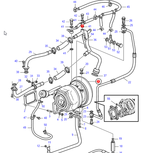 Volvo Penta Turbolader D11 Volvo Penta 21589237