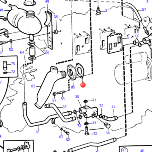 Volvo Penta Gasket Volvo Penta 859015 - 803374