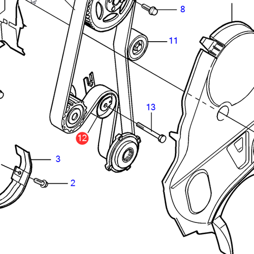 Volvo Penta Tensioner Volvo Penta 31339542