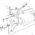 Volvo Penta Cooling water pipe Volvo Penta 807181