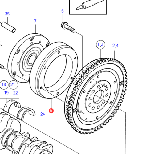 Volvo Penta Adapterring Volvo Penta 21429352