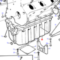 Volvo Penta Ölwanne mit Sieb Volvo Penta 840493