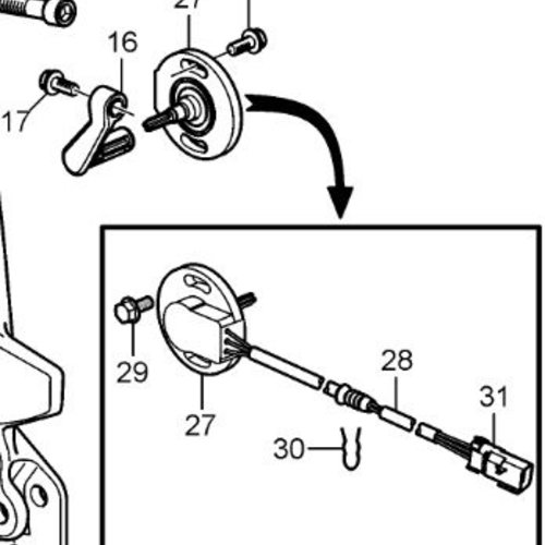 Volvo Penta Trimmsensor Volvo Penta 21484383 - 3841840