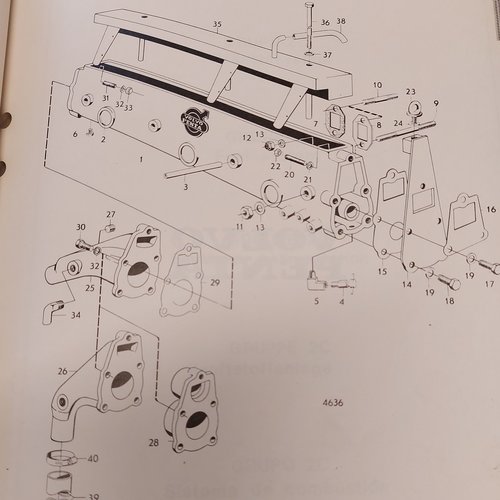 Volvo Penta Gasket set exhaust manifold Volvo Penta 817581