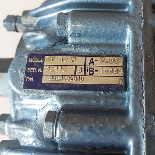 ZF Hurth Gearbox ZF 10 M ratio 2,05:1