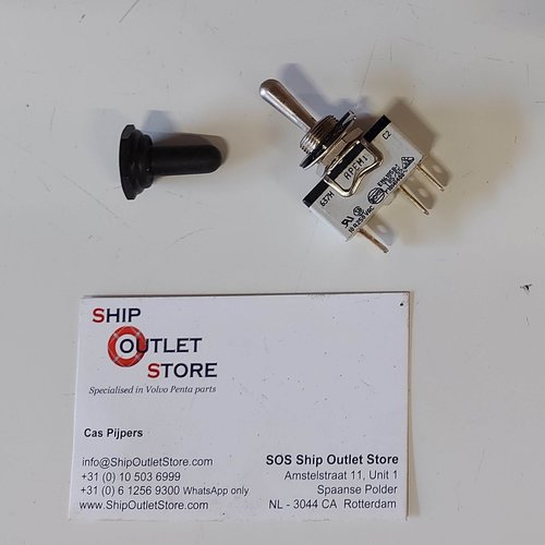 Volvo Penta Toggle switch for glow and test Volvo Penta 814322