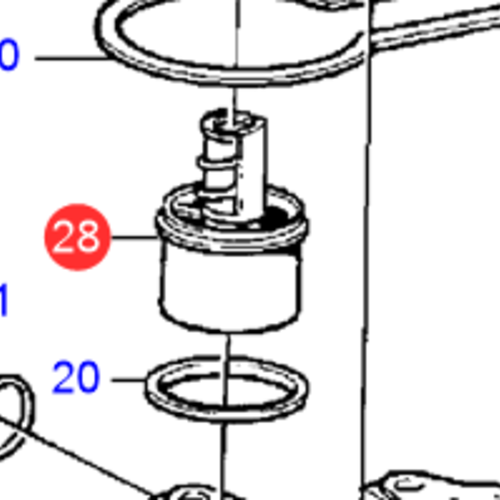 Volvo Penta Thermostaat Volvo Penta 3839110