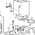 Volvo Penta Cylinder jacket MD11/MD17 Volvo Penta 833830