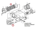 Volvo Penta Intercambiador de calor D1-30 Volvo Penta 22850982