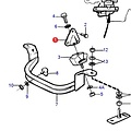 Volvo Penta Engine mount Volvo Penta 840701