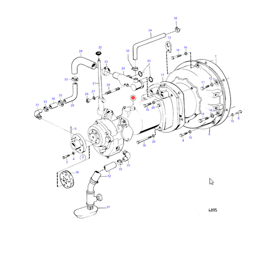 Volvo Penta Gearbox ratio 1,91:1 Utv Volvo Penta 817567