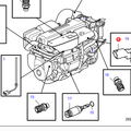 Volvo Penta Luchdruk - temperatuur MAP sensor Volvo Penta 22422785 - 22329559