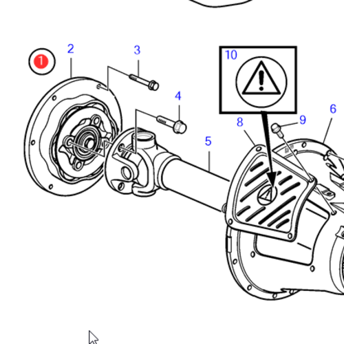 Volvo Penta Dämpferplatte - elastische Kupplung Volvo Penta 23434168 - 21393521