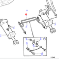 Volvo Penta Hydrauliek pijp trimcilinder 3860881 Volvo Penta 854696